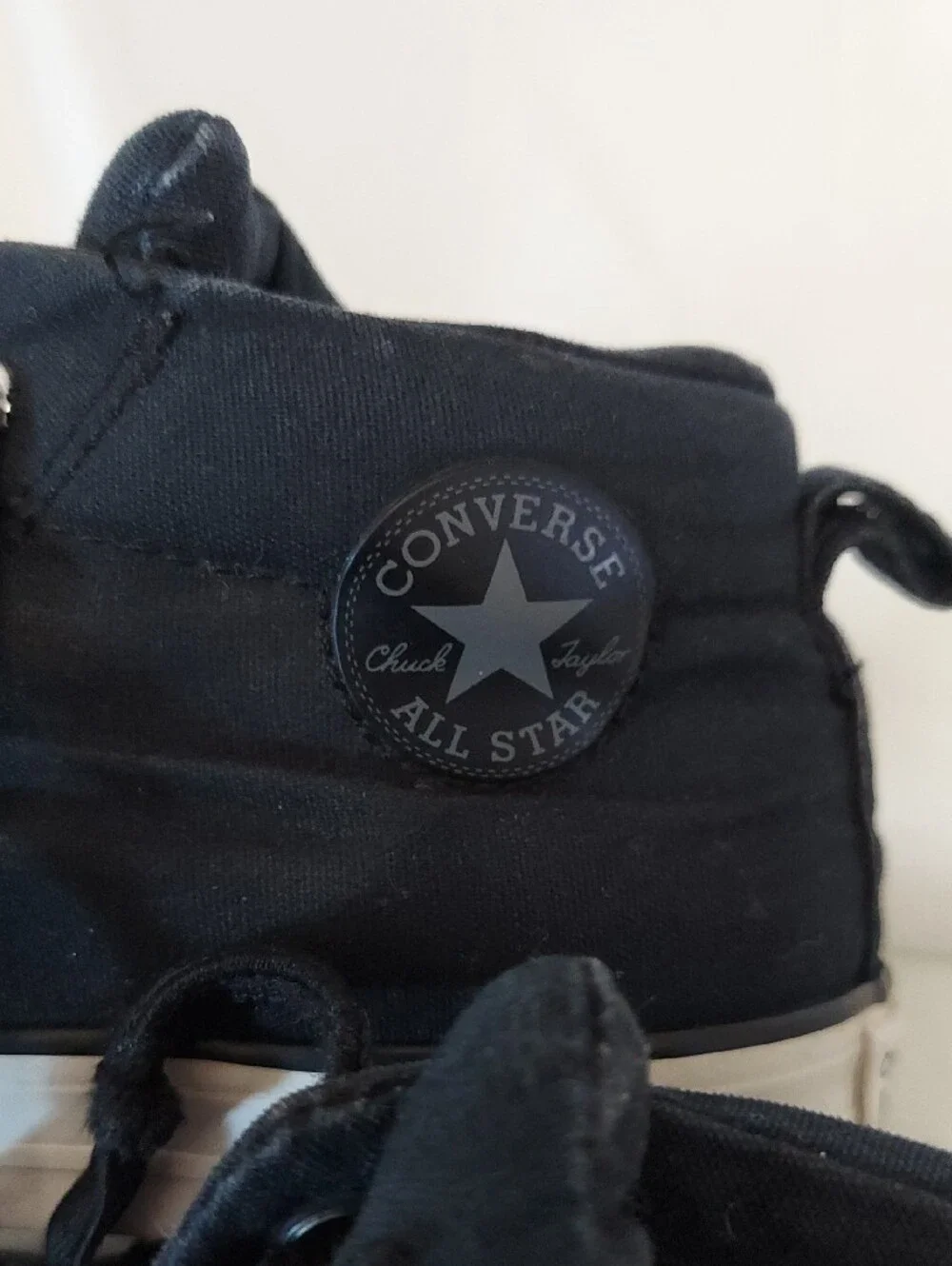Converse Chuck Taylor All Star Street Mid Kids Shoes Black/Black/White size 10